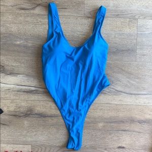Blue one piece bathing suite NEW